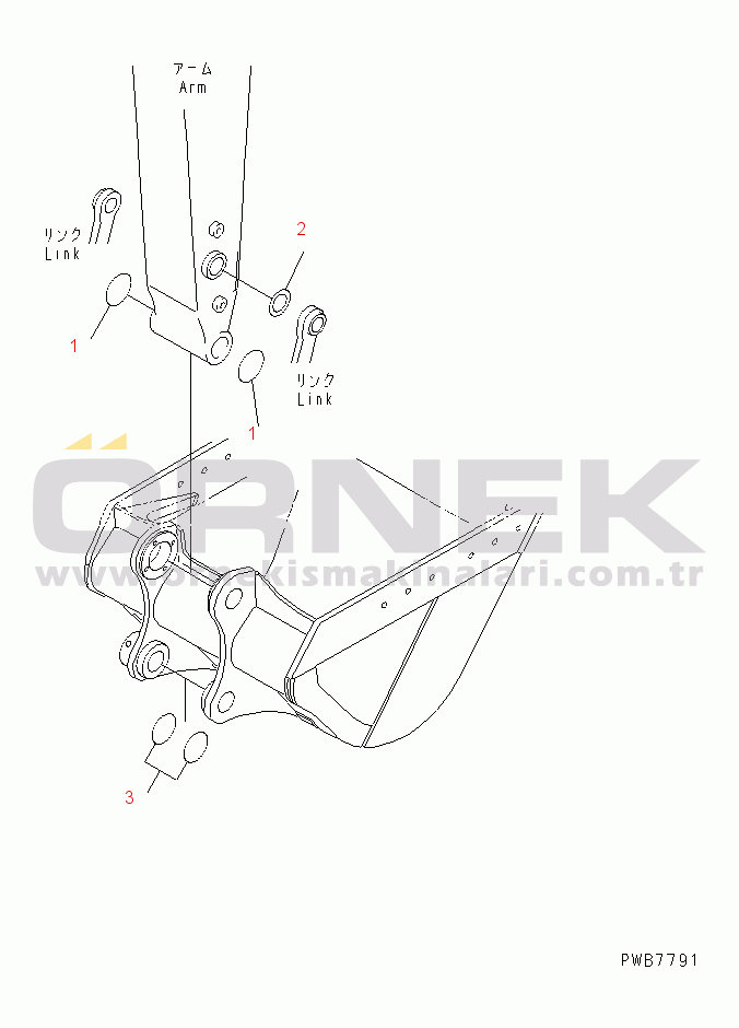 Komatsu PC450-6 S/N 10001-UP (SAA6D125E-2 (Emission) Eng. Installed) SPACER(#12001-)