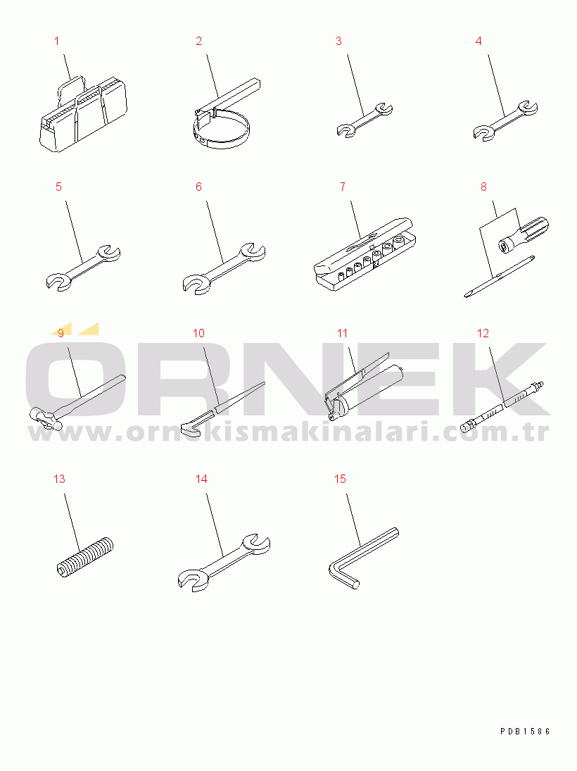 Komatsu PC450LC-6 S/N 10001-UP TOOL(#10001-11999)