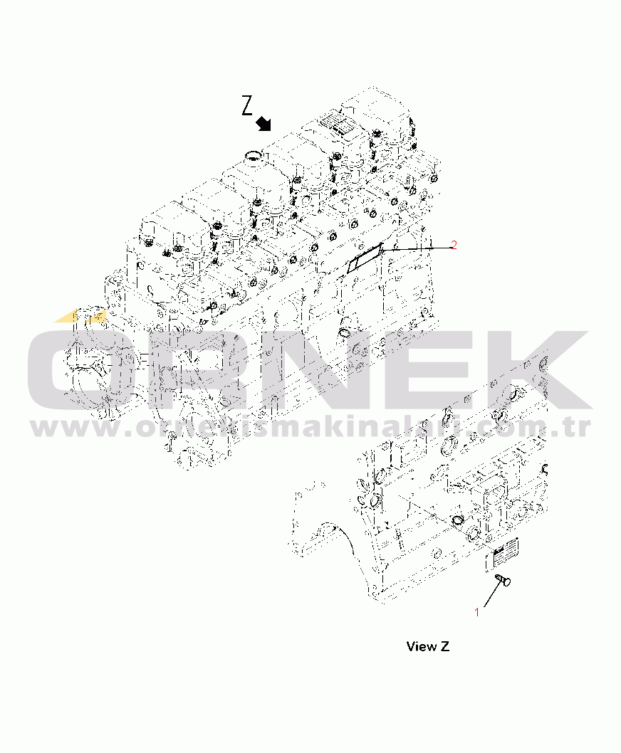 Komatsu PC450LC-8 S/N A10001-UP A9810-A358 NAME PLATE AND CAUTION PLATE
