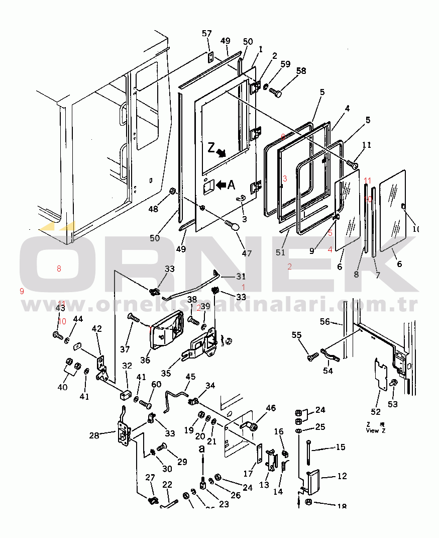 Komatsu PC60-3 S/N 18001-UP CONTROL VALVE¤ L.H. (1/2)