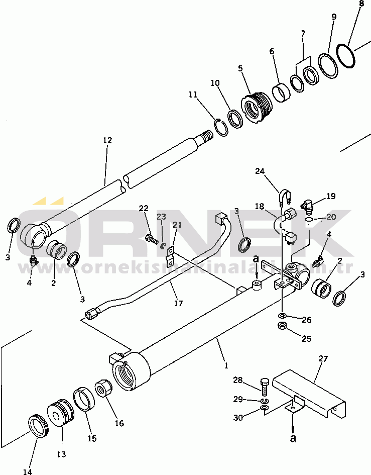 Komatsu PC60-3 S/N 18001-UP BUCKET CYLINDER