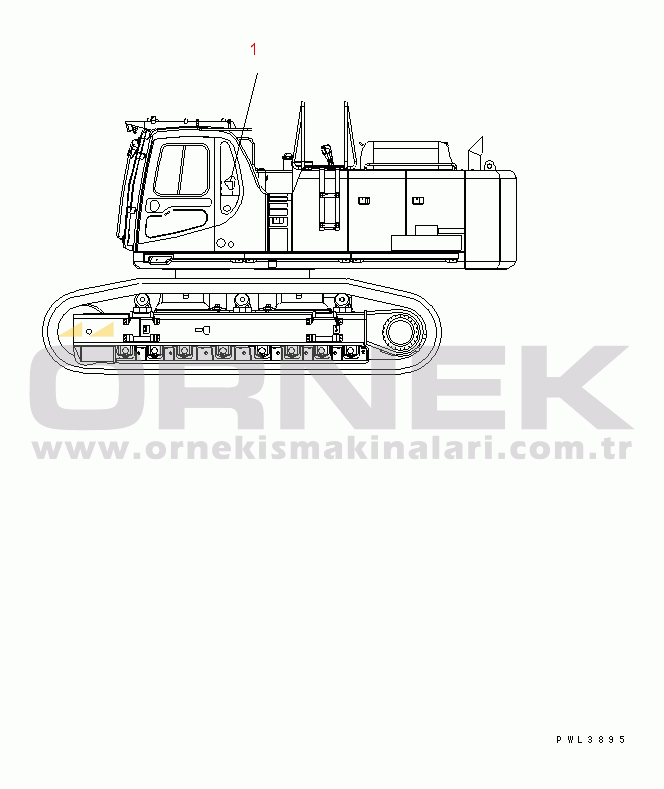 Komatsu PC600LC-6A-KJ S/N 10001-UP PLATE (LIFTING CAPACITY)