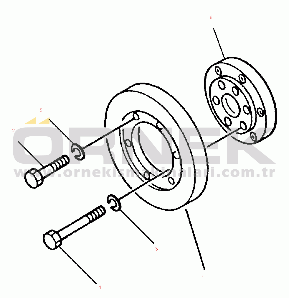 Komatsu PC650-3 & PC650LC-3 S/N A15001-UP VIBRATION DAMPER