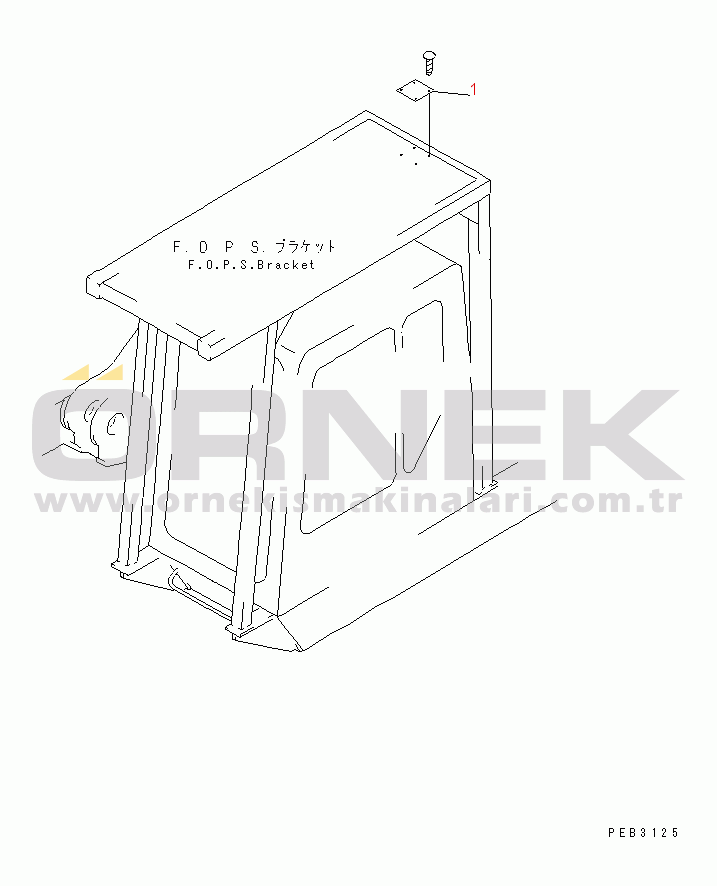 Komatsu PC650SE-5 S/N 20001-UP PLATES