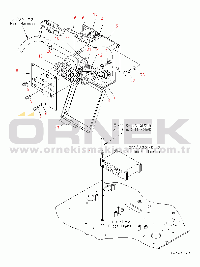 Komatsu PC750SE-7 S/N 20001-UP (Overseas Version) WIRING (CIRCUIT BREAKER)
