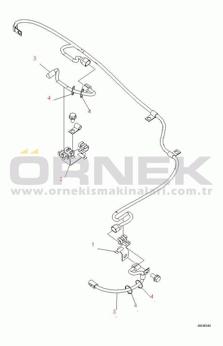 Komatsu PC800-8K S/N K50001-UP WIRING (PRESS SENSOR) (#K50001-K50033)