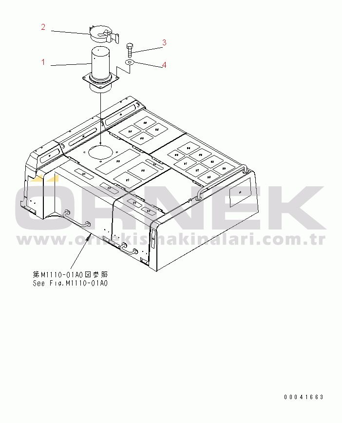 Komatsu PC850-8 S/N 10001-55000 (ecot3) EXHAUST PIPE(#10001-)