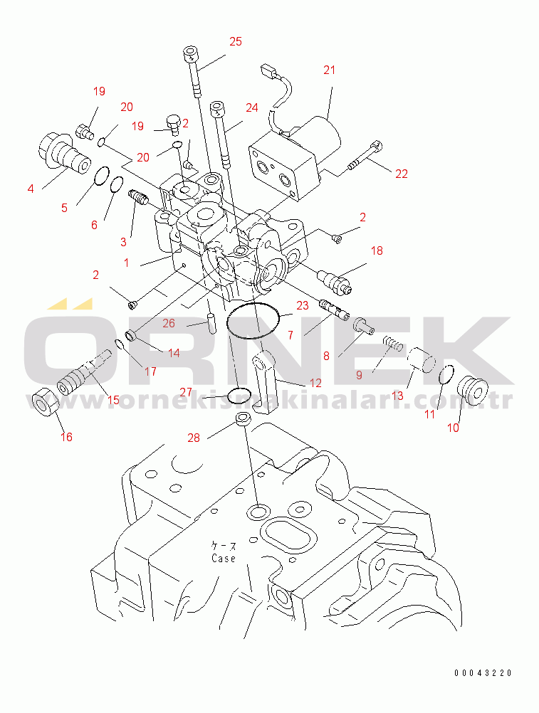 Komatsu PC850SE-8R S/N 60001-UP (W/O EGR) MAIN PUMP (11/14)(#60001-60019)