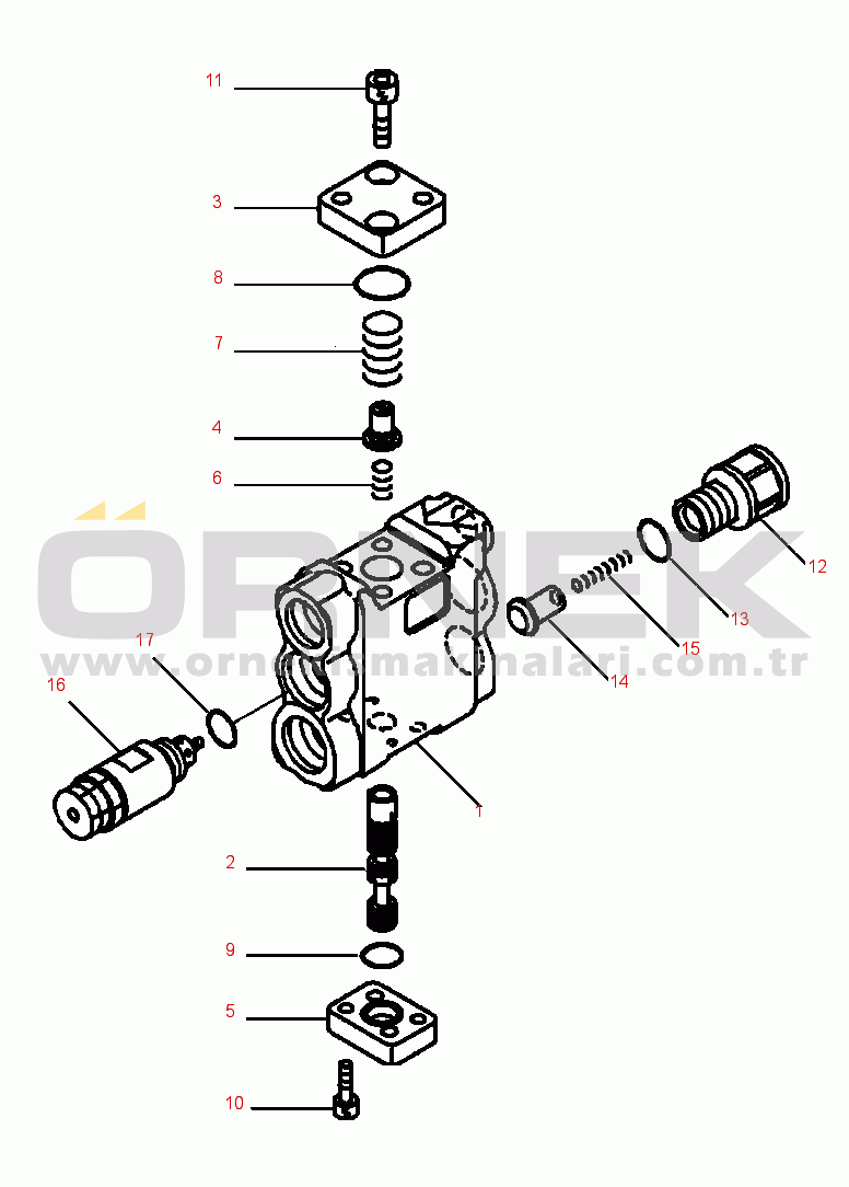 Komatsu PC88MR-8 S/N A90001-UP T1120-002003 BOOM HOLDING VALVE