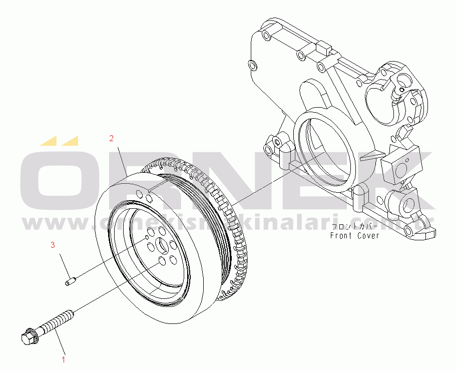 Komatsu PW180-7E0 S/N H55051-UP DAMPER