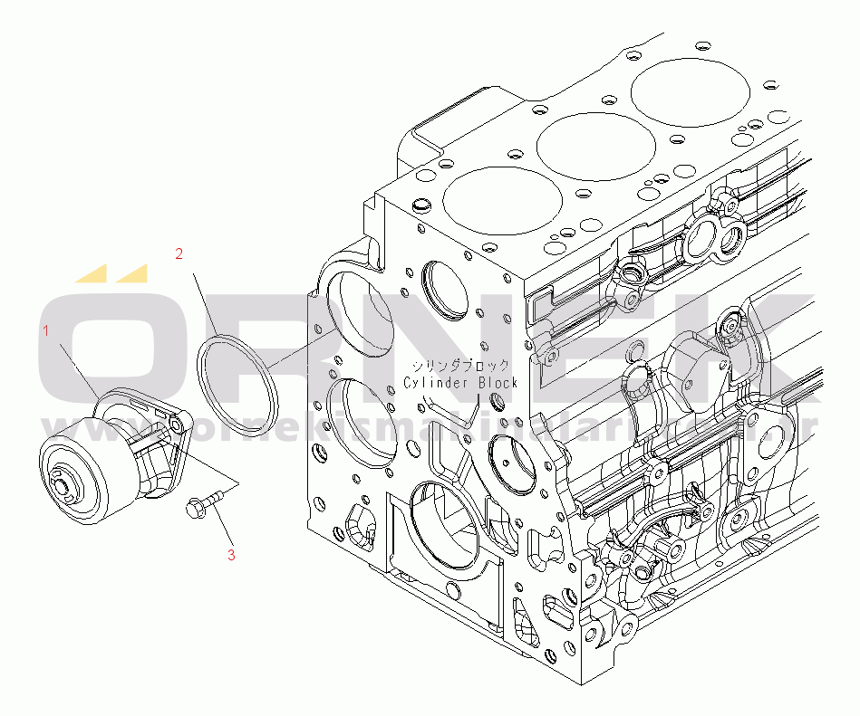 Komatsu PW180-7E0 S/N H55051-UP WATER PUMP