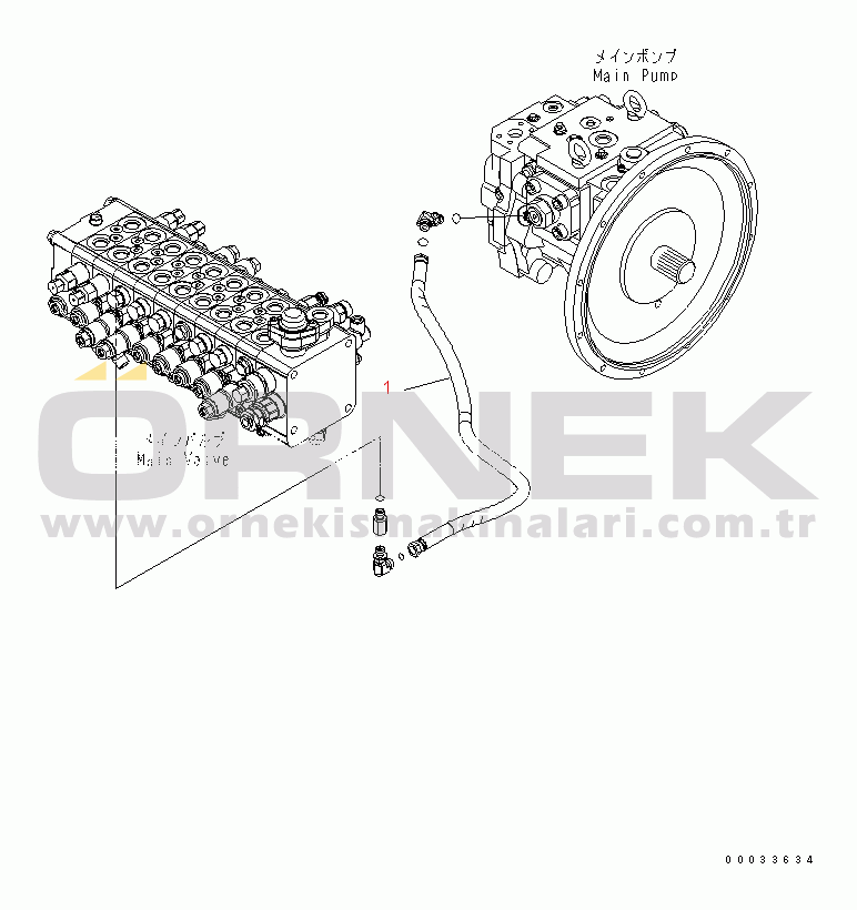 Komatsu PW180-7E0 S/N H55051-UP LS LINE