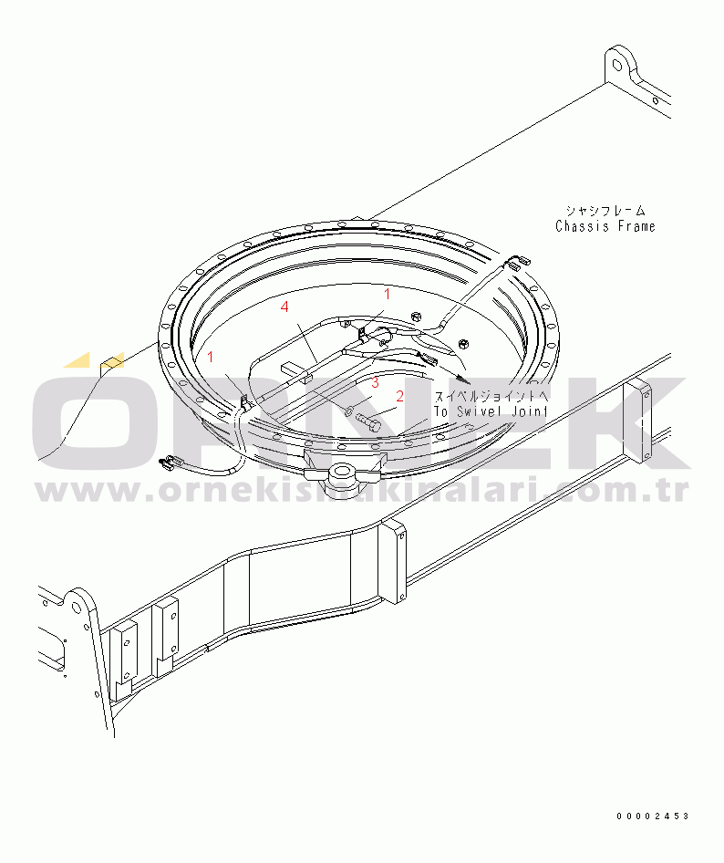 Komatsu PW200-7 S/N 20001-UP WIRING (LOWER)