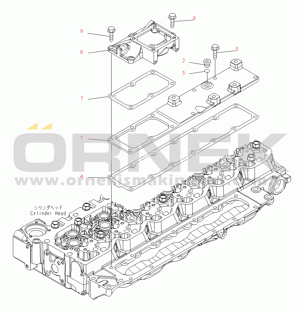 Komatsu PW200-7E0 S/N H55051-UP AIR INTAKE COVER