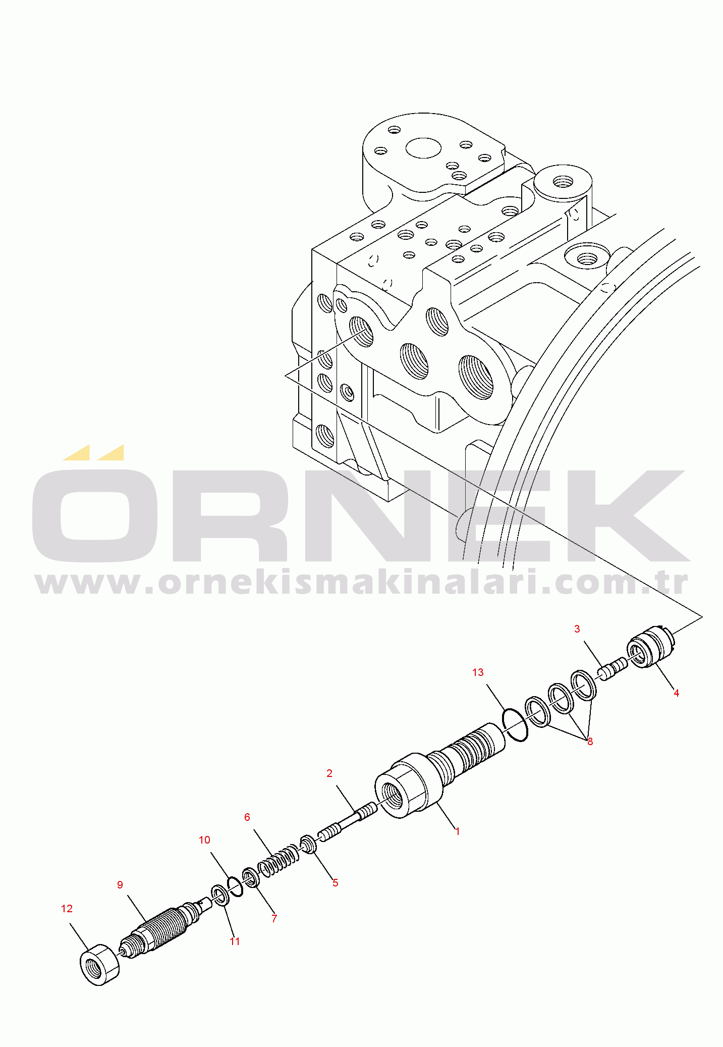 Komatsu PW95R-2 S/N 21D0210001-UP HYDRAULIC PUMP (6/9)
