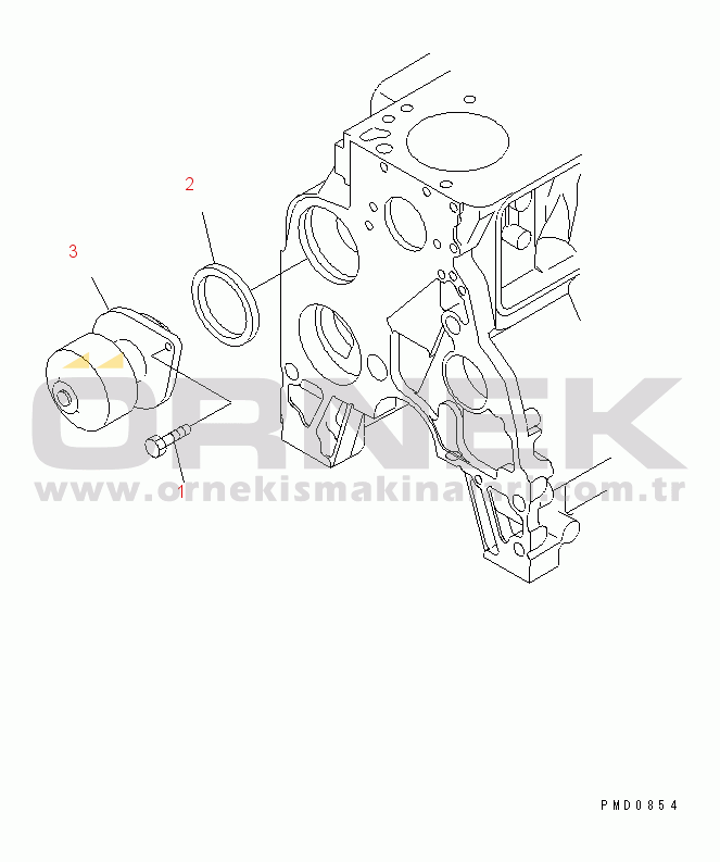 Komatsu S4D102E-1H-SN S/N 26200163-UP WATER PUMP(#26200912-26279303)