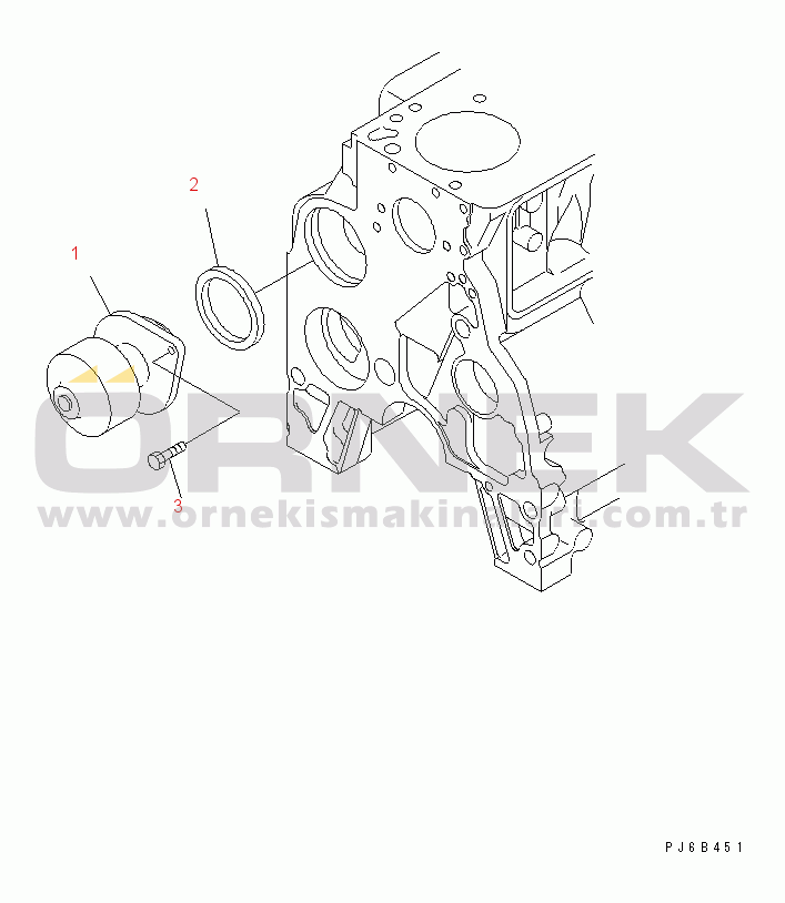 Komatsu S4D102E-1H-SN S/N 26200163-UP WATER PUMP(#26279304-)