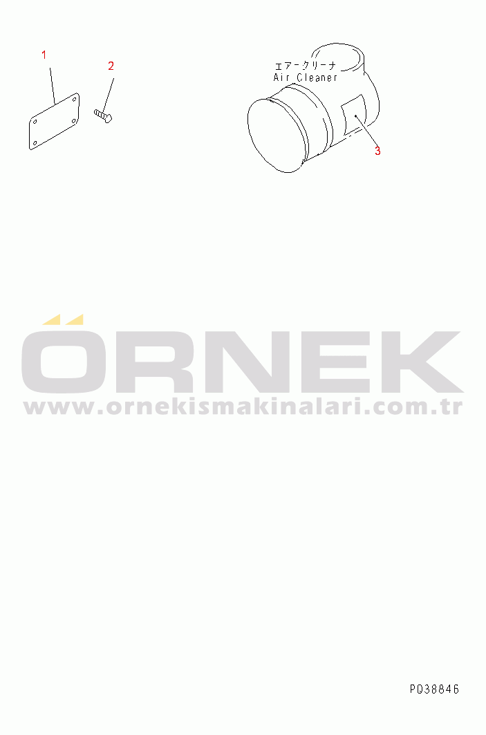 Komatsu SA12V140-1E-47 S/N 10001-UP NAME PLATE AND CAUTION (ENGLISH)(#10100-12545)