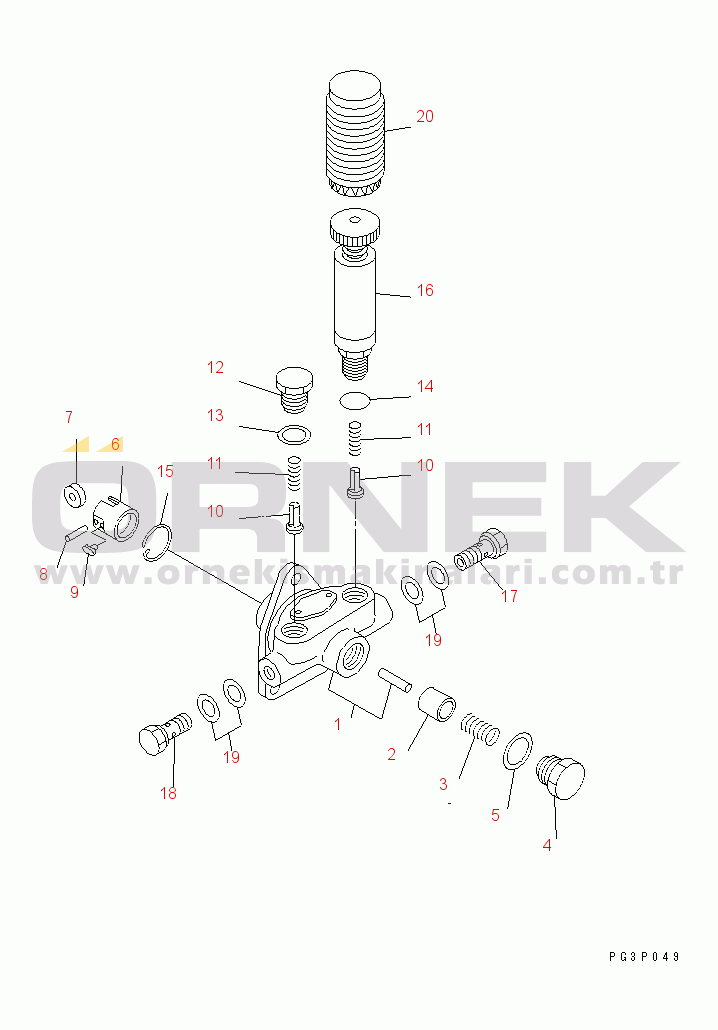 Komatsu SA6D110-1R S/N 54110-UP FUEL INJECTION PUMP (FEED PUMP)