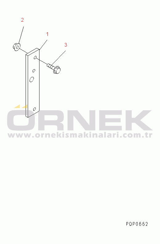 Komatsu SA6D114-1AA S/N 21271827-UP THROTTLE LEVER