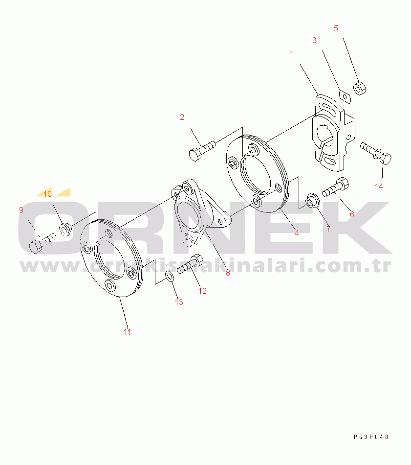 Komatsu SA6D110-1F S/N 50001-UP FUEL INJECTION PUMP (COUPLING)