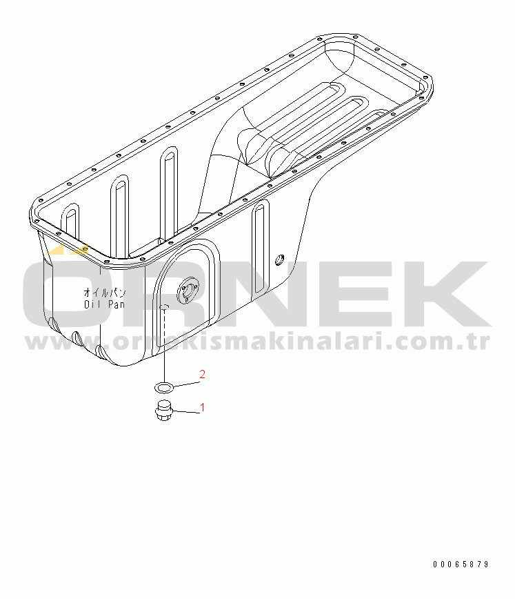 Komatsu SAA6D114E-3LL S/N .-UP REMOTE LUBRICATING OIL DRAIN