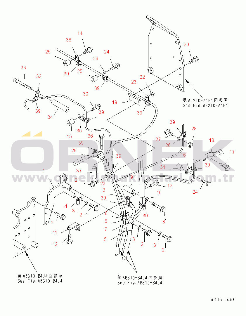 Komatsu SAA6D140E-5F-K S/N 11111111-UP WIRING (3/5)(#530043-)