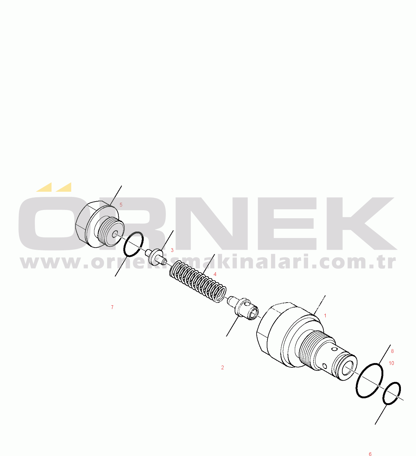 Komatsu SK1020-5 turbo USA S/N 37CTF00003-UP FINAL DRIVE (4/4)
