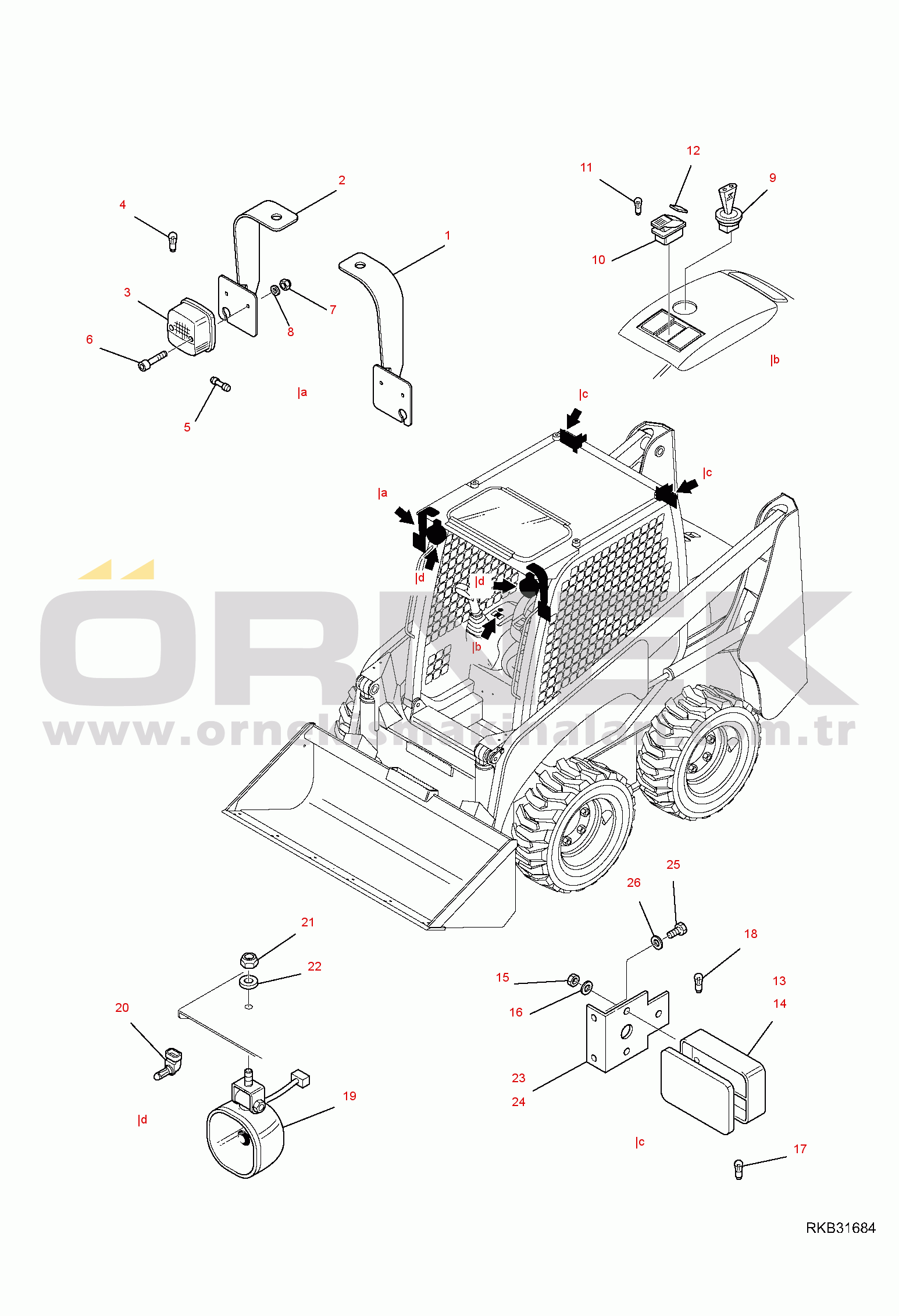 Komatsu SK714-5 S/N 37AF01876-UP EQUIPMENT (FOR ROAD CIRCULATION) (2/2)