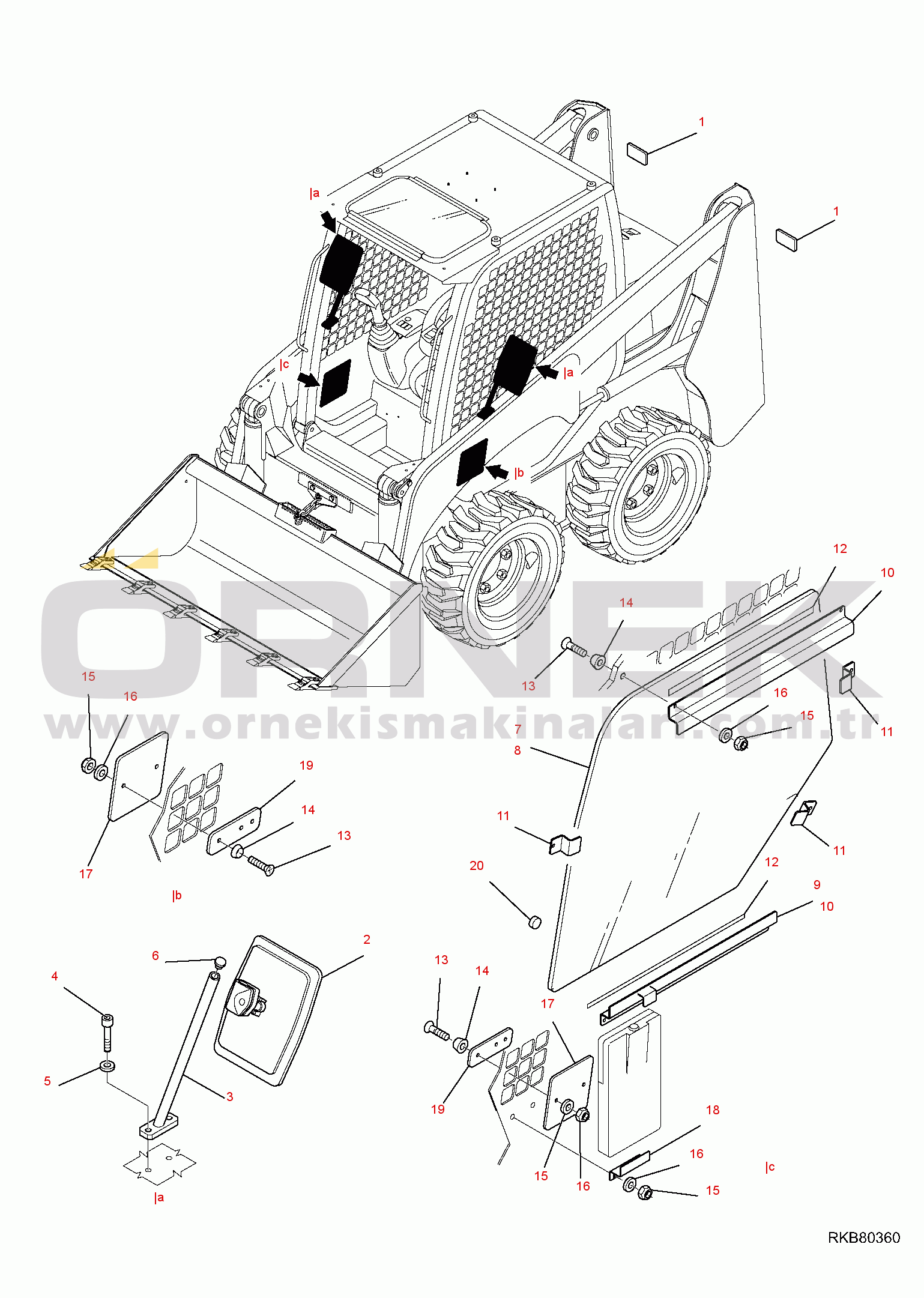 Komatsu SK815-5 S/N 37BF00902-UP EQUIPMENT (GERMANY VERSION)