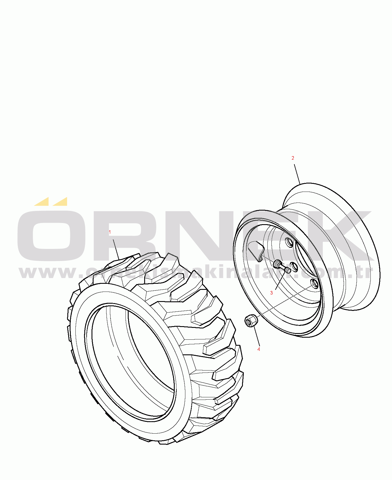 Komatsu SK818-5 (USA VERSION) S/N 37BF50111-UP WHEELS (10-16,5)
