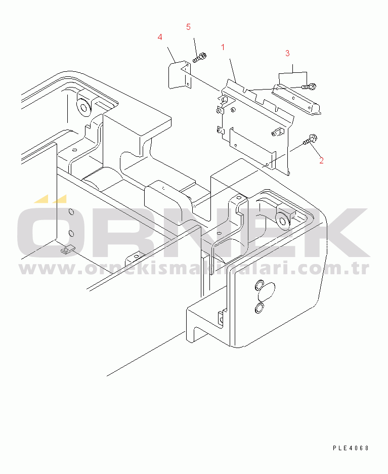 Komatsu WA100M-3-CB S/N 10001-UP VEHICLE INSPECTION PARTS(#10001-11500)