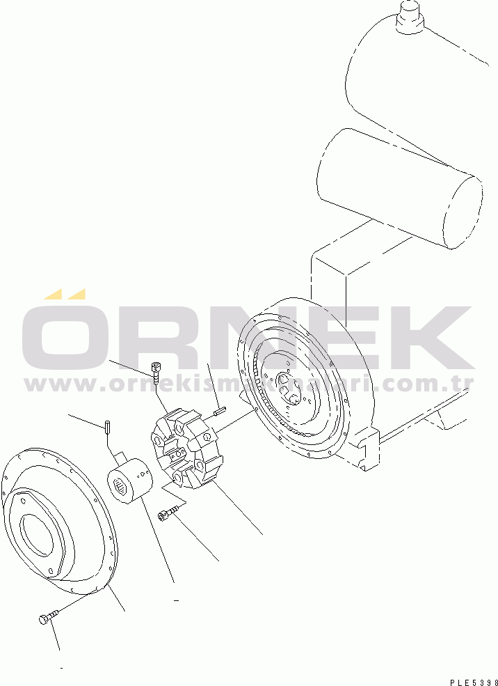 Komatsu WA120-3CS S/N 10004-UP (For Indonesia) DAMPER