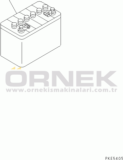 Komatsu WA120-3CS S/N 10004-UP (For Indonesia) BATTERY