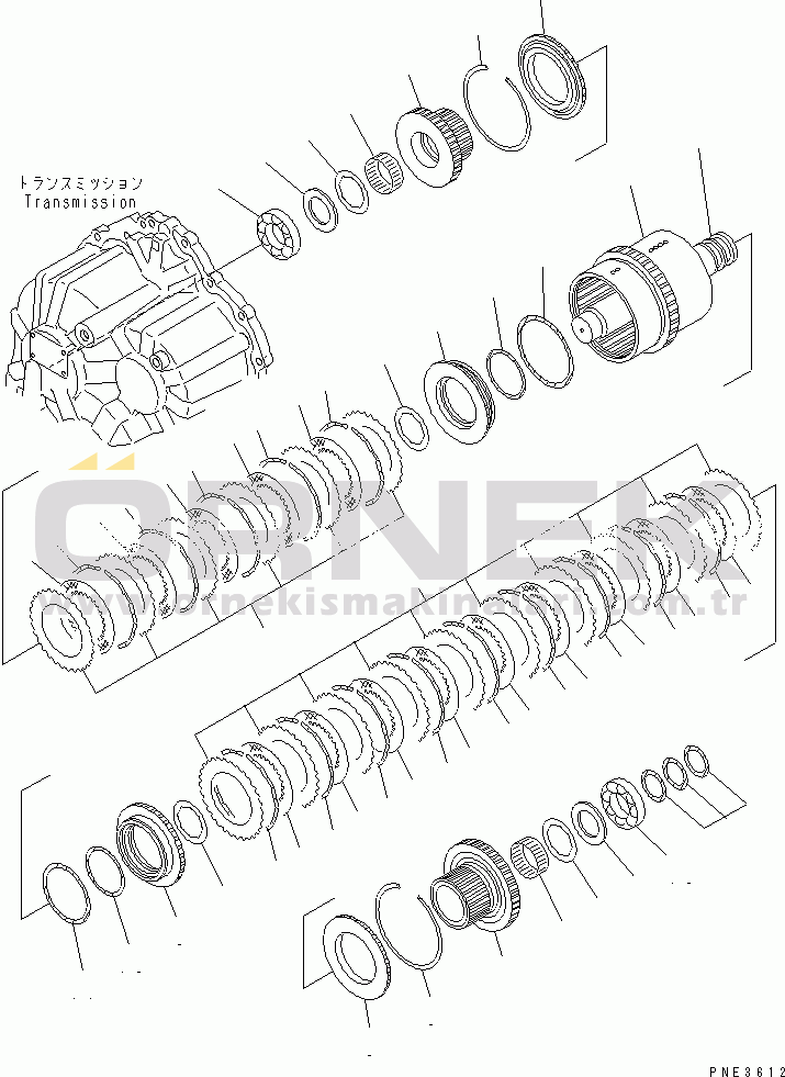 Komatsu WA120-3 S/N 53001-UP (Komatsu Hanomag İçin (Almanya)) FUEL LINE(#10001-12000)