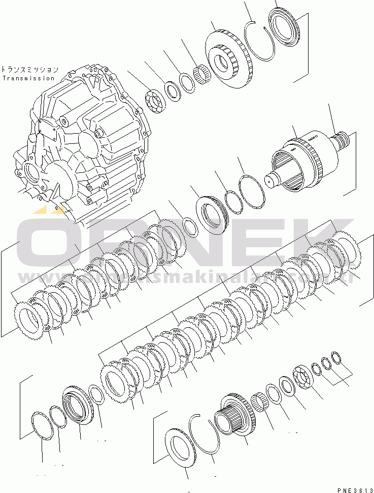 Komatsu WA120-3 S/N 53001-UP (Komatsu Hanomag İçin (Almanya)) FUEL LINE(#12001-)