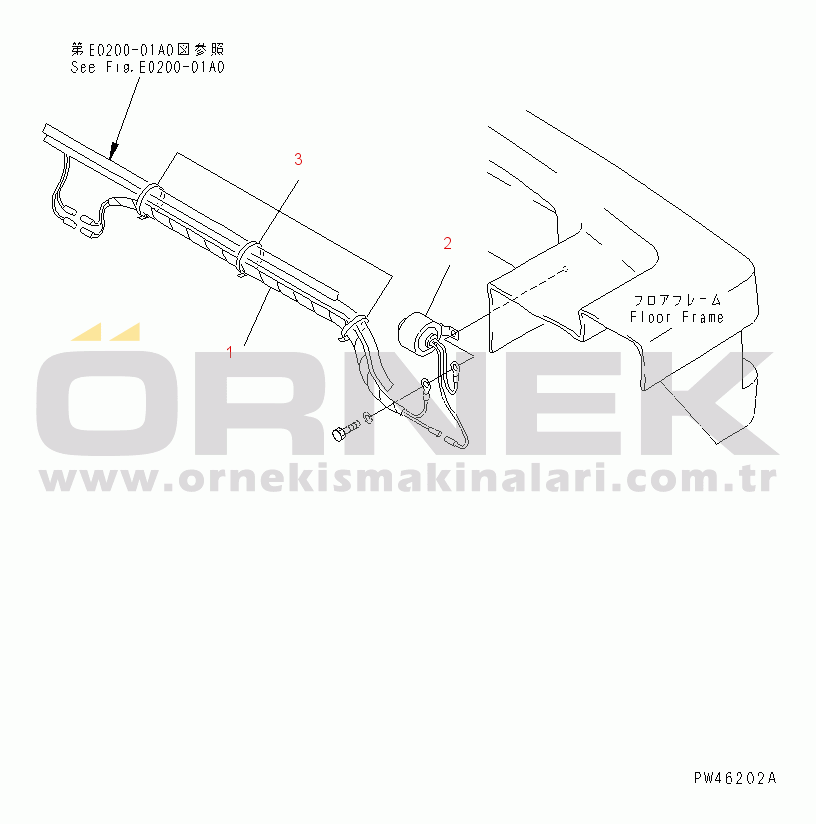 Komatsu WA20-2 S/N 10001-UP BACK-UP ALARM