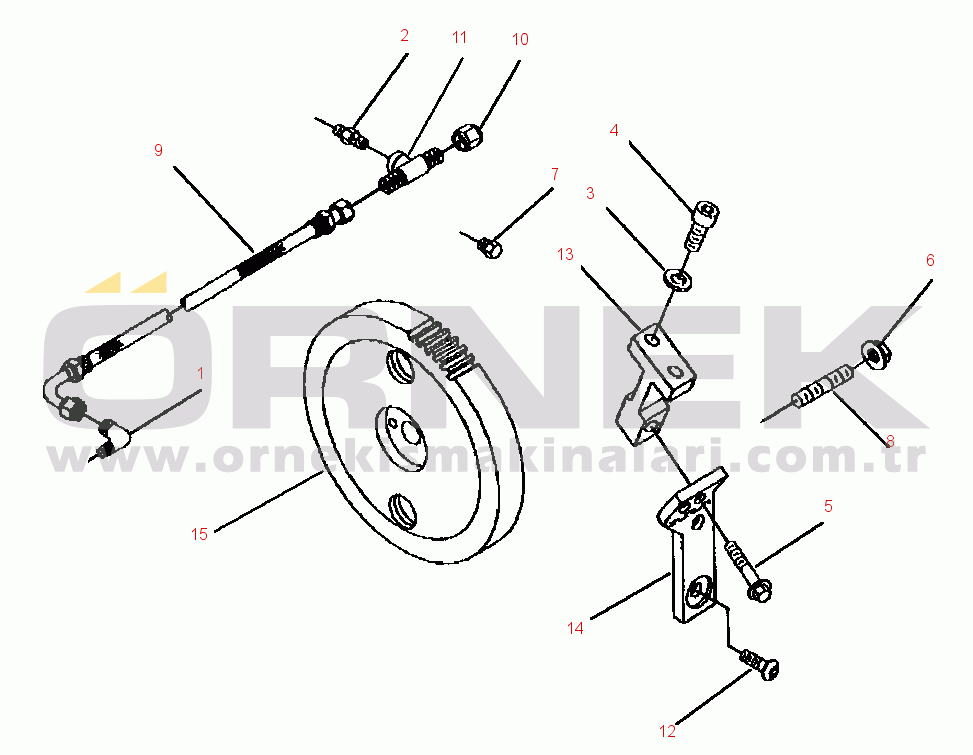 Komatsu WA250PT-3L S/N A75001-UP FUEL PUMP COUPLING