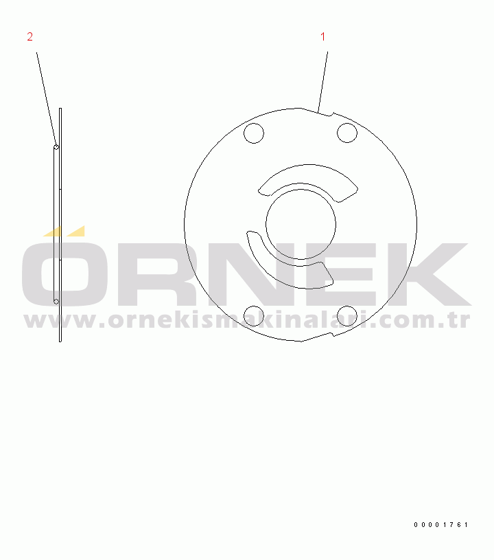 Komatsu WA250PZ-6 S/N 75160 - 75467 HYDROSTATIC TRANSMISSION (HST) (INNER PARTS) (PUMP) (11/14)