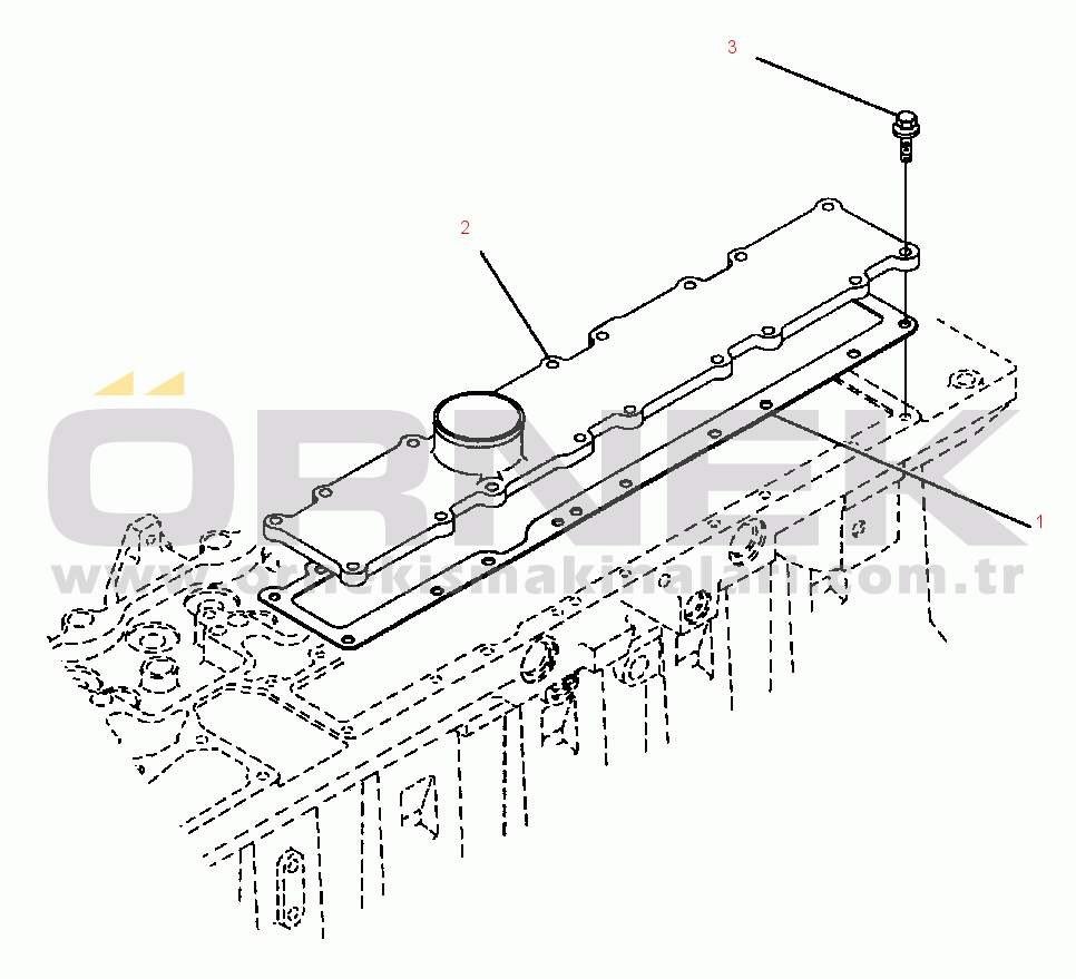 Komatsu WA320-1LC S/N A25001-UP INTAKE MANIFOLD