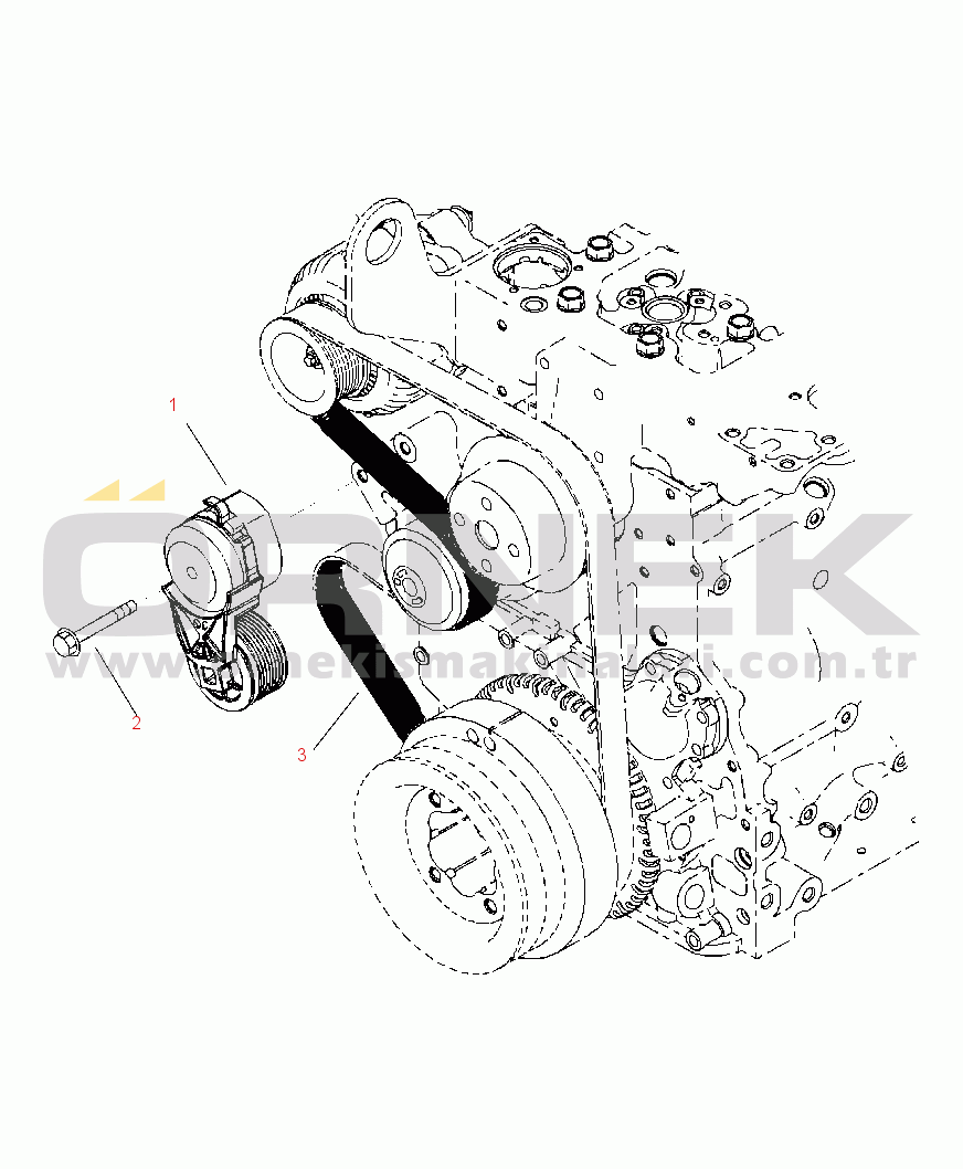 Схема ремня камаз 65115