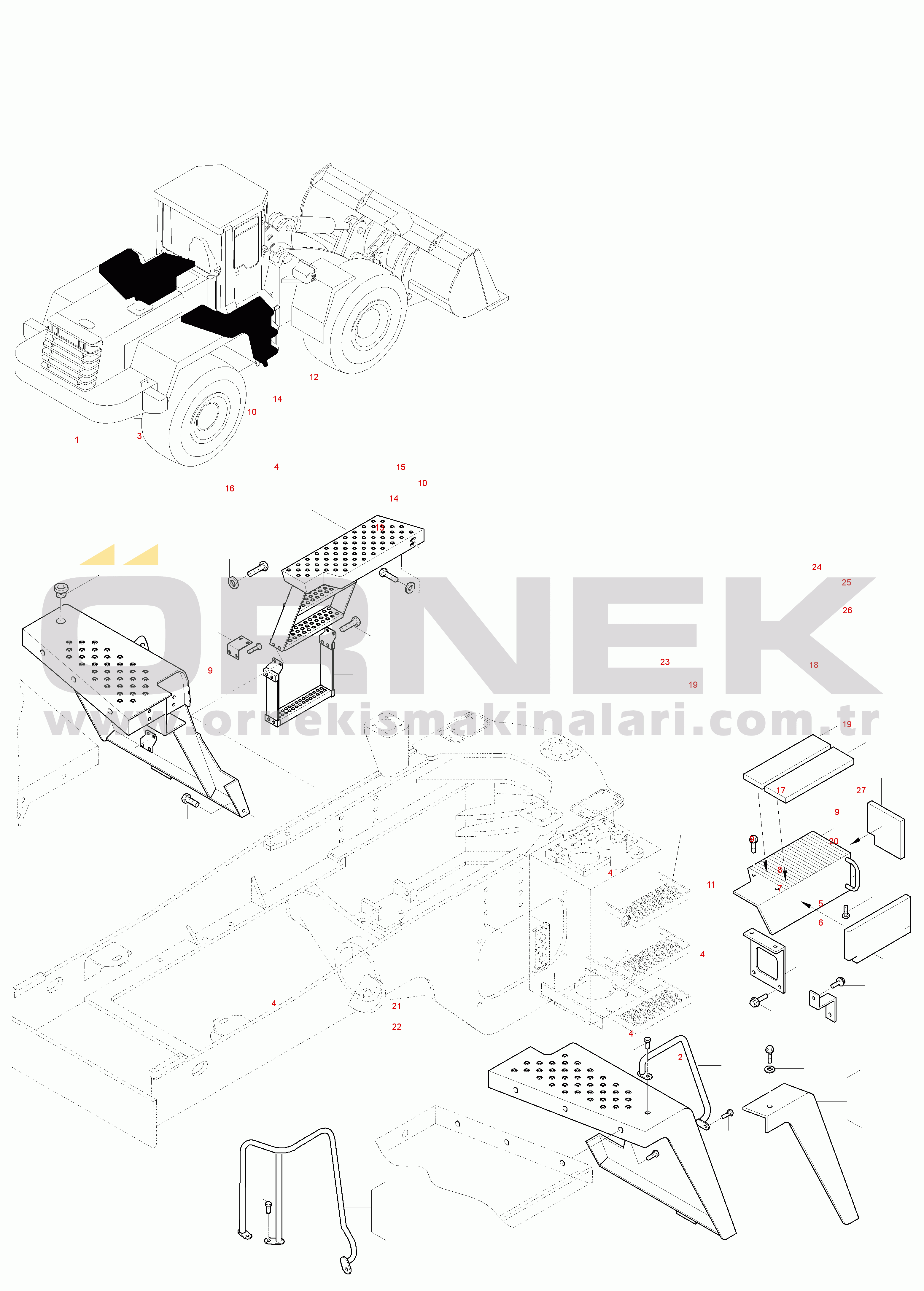 Komatsu WA380-3 active S/N WA380H20501 - UP LADDER