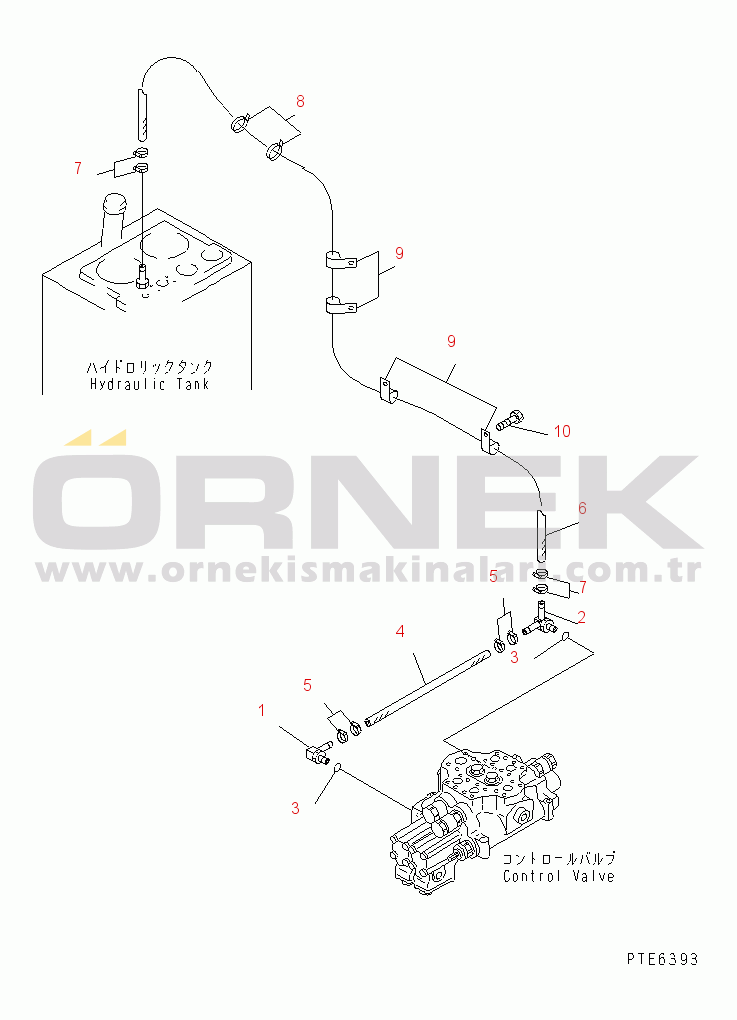 Komatsu WA420-3CS S/N R50001-UP (For Turkey) HYDRAULIC MAIN VALVE