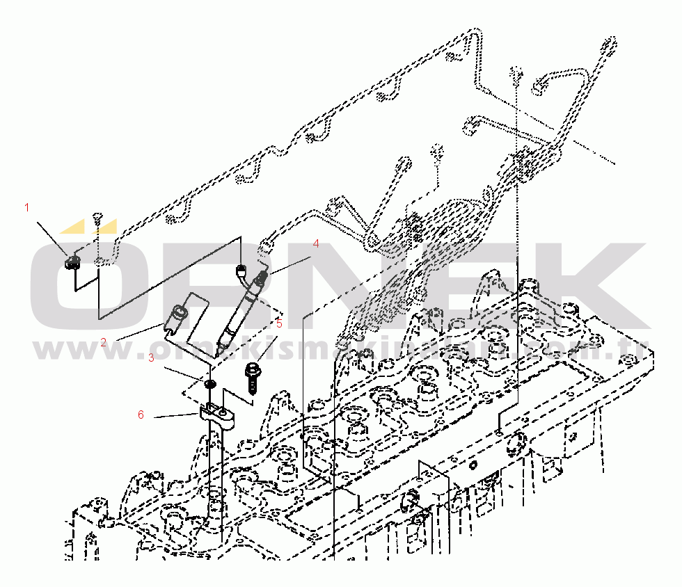 Komatsu WA420-3L S/N A30001-UP FIG. A4112-A3A2 FUEL INJECTOR