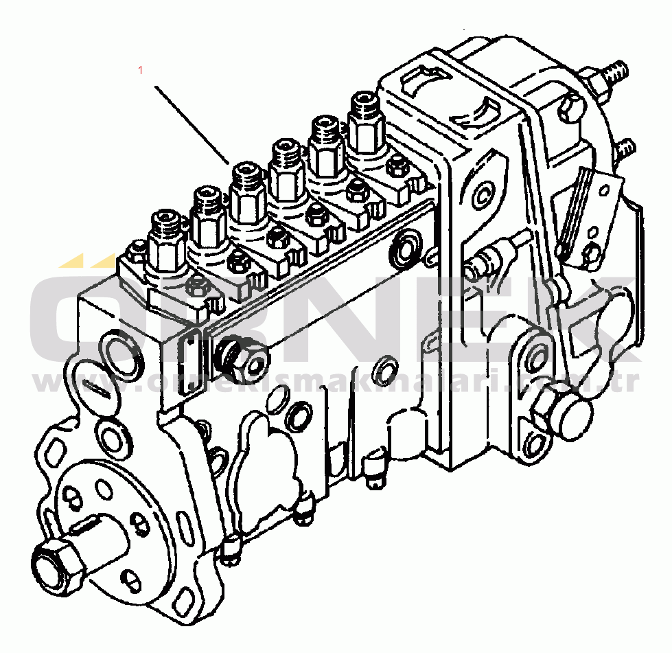 Komatsu WA420-3L S/N A30001-UP FIG. A4115-A3A7 FUEL PUMP