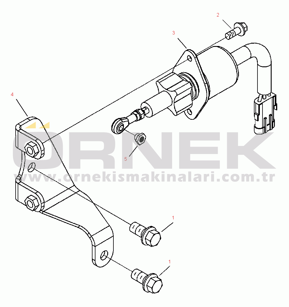 Komatsu WA420-3MC S/N A31001-UP FIG. A4212-A3A3 FUEL SHUT-OFF VALVE
