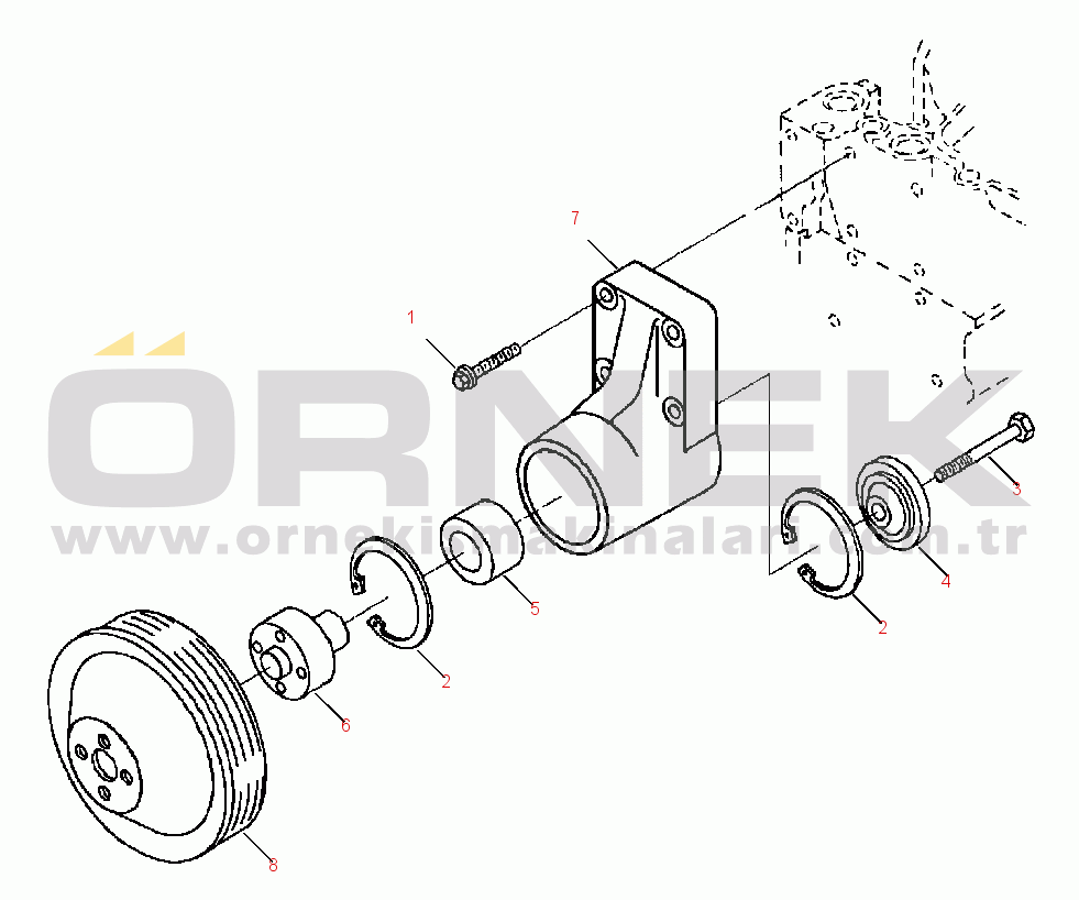 Komatsu WA420-3MC S/N A31001-UP FIG. A5112-A3A2 FAN DRIVE