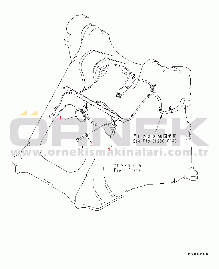 Komatsu WA430-5 S/N 60001-UP HORN