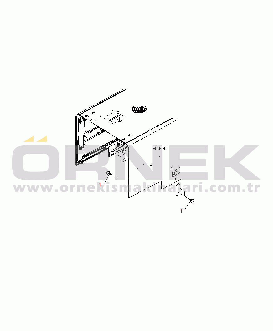 Komatsu WA430-6 S/N A42001-UP M4100-17A0 HOOD CAP