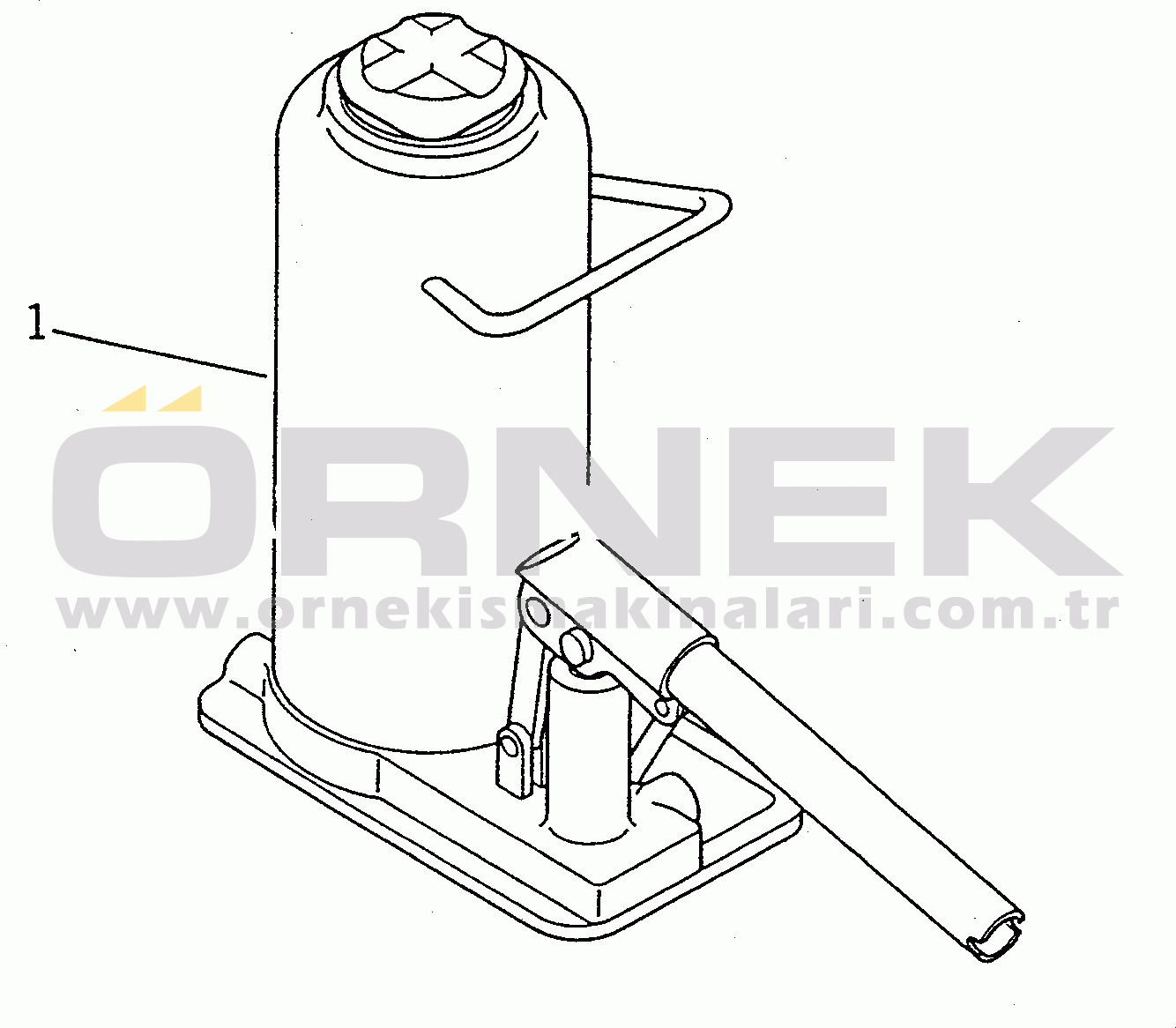 Komatsu WA450-1 S/N 10001-UP (Overseas Version) JACK